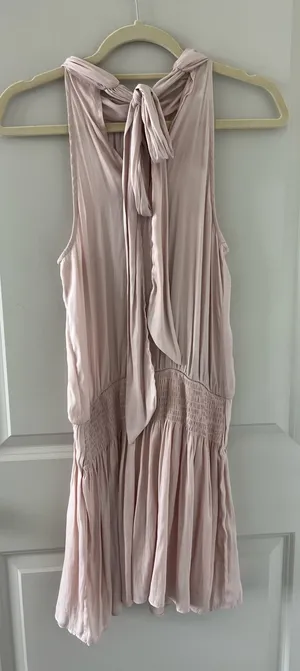 American Threads Blush Tie-Back Mini Dress thumbnail 1