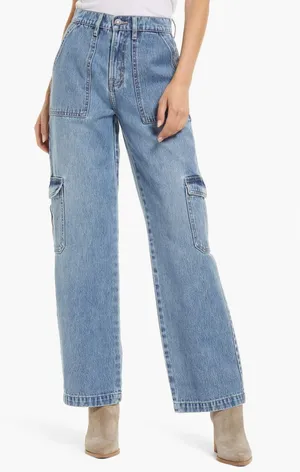 Hidden Jeans Cargo Pocket Dad Jeans Women’s Size 28 thumbnail 1