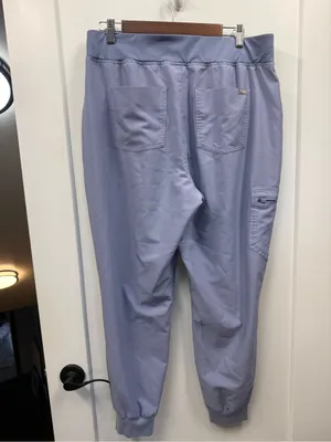 Figs Zamora Jogger Scrub Pant Slate Grey Blue Drawstring Medical Women's XL thumbnail 3