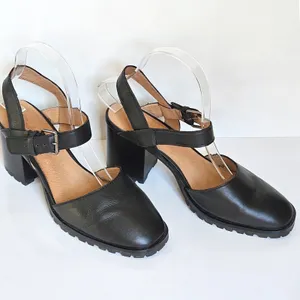 Madewell The Claudie Heeled Lugsole Mary Jane in Leather Size 8 thumbnail 4