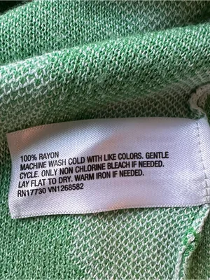 DVF for Target Ginkgo Leaf Green Knit Wrap Dress Mini Sweater Dress Medium M thumbnail 11