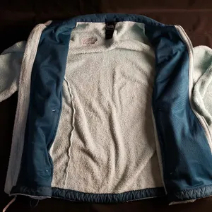 The North Face Fleece Full‎ Zip Jacket Blue Women’s Medium thumbnail 3