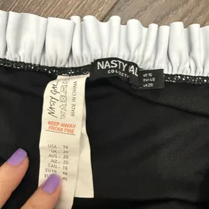 Nasty Gal Women’s XL Black Polka Dot Swim Bottom thumbnail 2