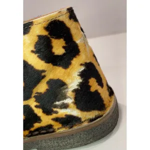 Golden Goose Leopard Pony Hair Chukka Boots‎ Womens 38 Lace Up Italy Distressed thumbnail 9