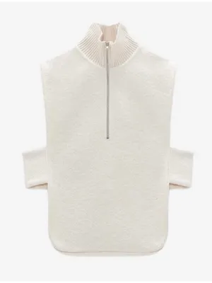 Zara Open Sides Knit Sweater Vest Cape Top XS/S thumbnail 10