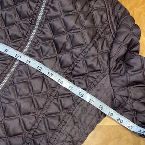 Marc New York Andrew Marc Brighton Dark Purple Quilted Coat Jacket Size Small thumbnail 4
