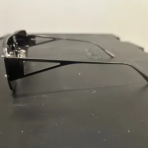 Sojos Black Aviator-Inspired Rimless Sunglasses thumbnail 4