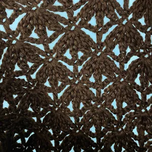 Handmade Chocolate Brown Boho Crochet Bell Sleeve Sweater thumbnail 6