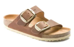 Birkenstock Arizona Big Buckle Oiled Leather Cognac 39 Medium/Narrow thumbnail 1