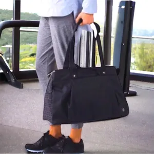 Lululemon Om The Day Bag Reflective In Black | Animal Jacquard Pre-Loved thumbnail 16