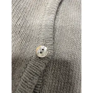 ZARAKNIT Cardigan Ruffle Sleeve Tan Size M Boho Chic Angora Wool Girlhoodcore thumbnail 8
