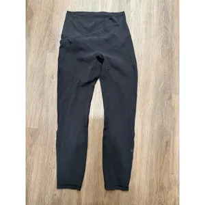 Lululemon Pant Women Size 6 Black Unlimit‎ HR Athleisure Sportswear LW5CPZS thumbnail 2