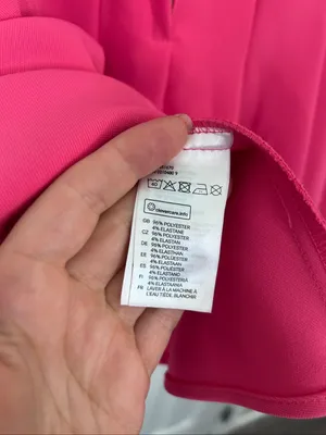 H&M pleated mini skirt bubblegum pink size 4 flair Y2K stylish thumbnail 6