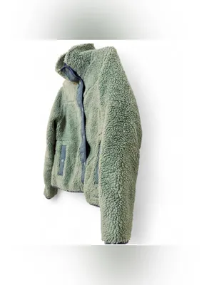 L.L. Bean Women’s Long Sleeve Sherpa Fleece Teddy Mock Snap Front Jacket Size S thumbnail 11