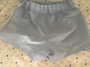 Adidas Women’s blue shorts thumbnail 3