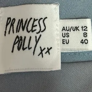 Princess Polly Women's Blue High Waist Casual Slit Mini Straight Pencil Skirt 8 thumbnail 4