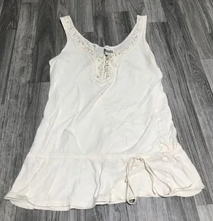 🌿Hollister Beige Tank Top; size medium thumbnail 1