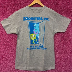 Monsters Inc Mike & Sully Disney Pixar Animated Movie Tee M thumbnail 1