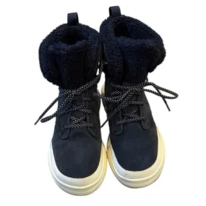 NWOT Merrell Black and White Winter utility leather FLOAT MRX Boots 7.5 thumbnail 5