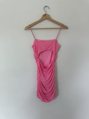 Sky to Moon Pink Mini Dress thumbnail 12