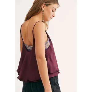 Free People Turn It On Sequin Cami Top Size S. B11 thumbnail 3