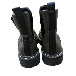 Sincerely Jules Hippie Olive Green Platform Lug Sole Chelsea Boots Size 6.5 M thumbnail 5