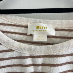 Maeve Anthropologie Stripped Sweater Top thumbnail 4