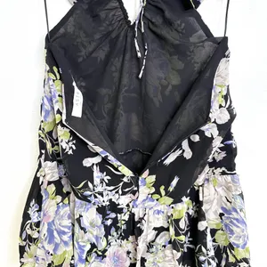 ASTR the Label Aneira Dress Purple & Black Floral Size S thumbnail 9