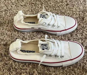Converse Low-Top White Sneakers thumbnail 3
