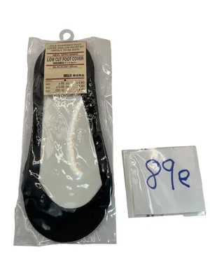 Niki Black Low Cut Foot Cover 23-25 cm USSize 7-9 89e thumbnail 4