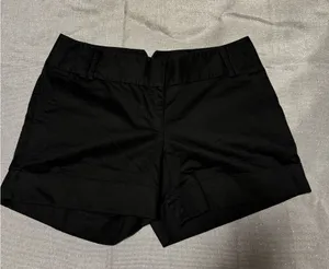 Express Black High Waist Shorts thumbnail 1