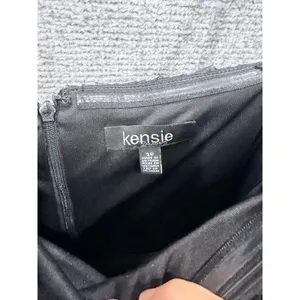 Kensie Dress 16 Black Fit & Flare 3D Rosette Sleeveless Cocktail Mini thumbnail 5