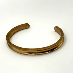 Live what you love gold tone inspirational cuff bracelet thumbnail 2