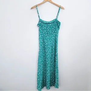Realisation Par Silk Amelia Midi Slip Dress in Poison Ivy S thumbnail 11