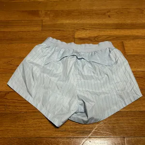 Nike Running Division Mid Rise Brief-Lined Shorts Womens Size Small Light Blue thumbnail 6