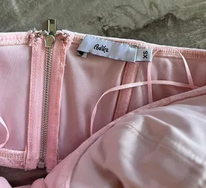 Adika Velvet Bustier Crop Top thumbnail 3