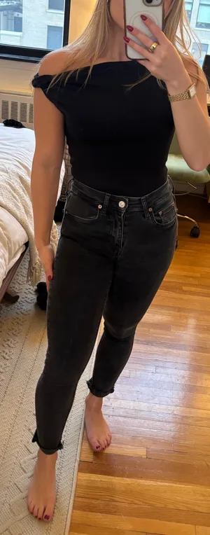 H&M black jeans  thumbnail 1