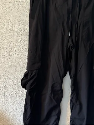 Lululemon Beyond the Studio Ruched Cargo pants LW5GILS black thumbnail 6