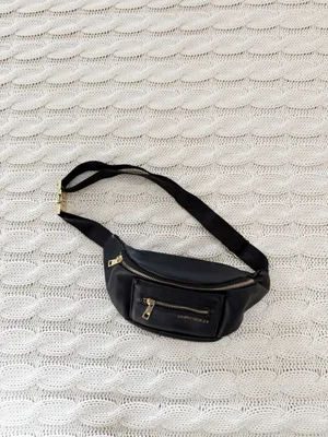 Fawn Design Black Fanny Pack with Gold Hardware thumbnail 2