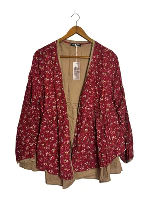 Florho NWT Boho Cottagecore Vintage Prairie Style Floral Cardigan Top thumbnail 3