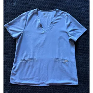 Figs‎ Women's Technical Collection Catarina Pocket Scrub Top Blue Size XL thumbnail 1