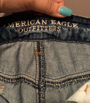 American Eagle Distressed Jean Shorts thumbnail 5