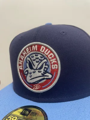 New Era Cap Hat club Anaheim Ducks NHL ANAHEIM ANGELS CROSSOVER Size 7 1/4 brand new sold out very rare thumbnail 3