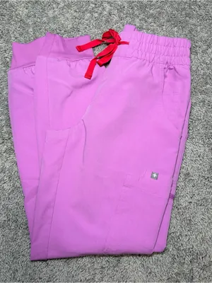 Figs Women’s Pink Cloud Uman Relaxed Jogger Scrub Pants thumbnail 1