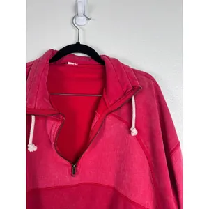 Hem & Thread Women's 1/4‎ Zip Pullover Sz M thumbnail 2