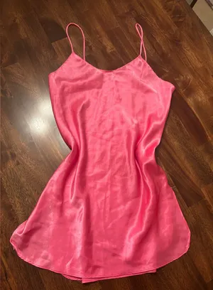 Vintage Pink Slip Dress thumbnail 1