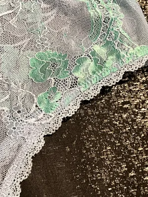 Womens medium Soma Intimates floral Eyelash Lace High Leg Lingerie Bodysuit thumbnail 8