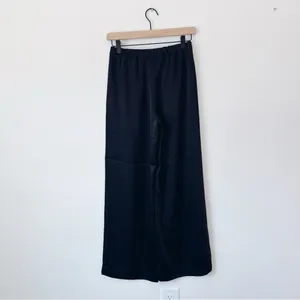 NEW Aritzia Wilfred The Lodge Pant Satin Black thumbnail 9