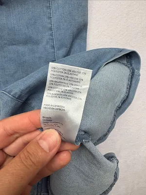 urban outfitters size medium blue Denim Ruffle Strap Dress western cowgirl thumbnail 8