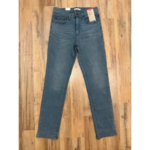 Levi's 724 High Rise Slim Straight Jeans 30x32 Gray Wash‎ NWT thumbnail 2